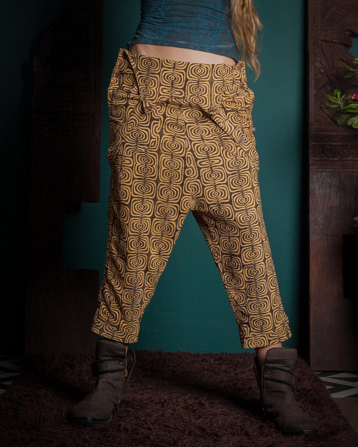 Overall Woman / Silk Slub - Yellow CONGO - Yacxilan Artwear