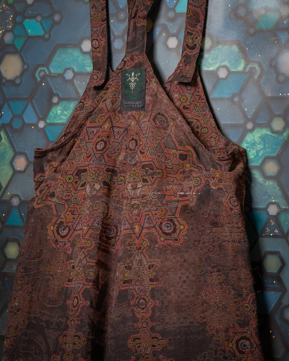 Overall Woman / Silk Slub - DEMETRIO Tribal Transparence - Yacxilan Artwear