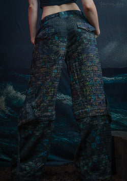 Baggy Pants Woman -  Checkers PSYCHEDELIKA GALACTIKA