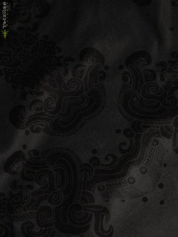 Pants Men Baggy Pockets / Cotton Printed - Blak MAYAN CODEX