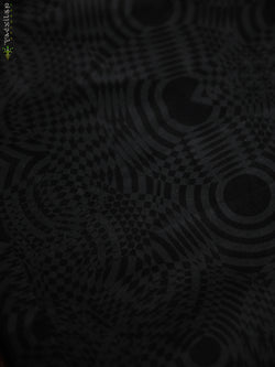 Pants Men Baggy Pockets / Cotton Printed - Blak WIERD NOIZES