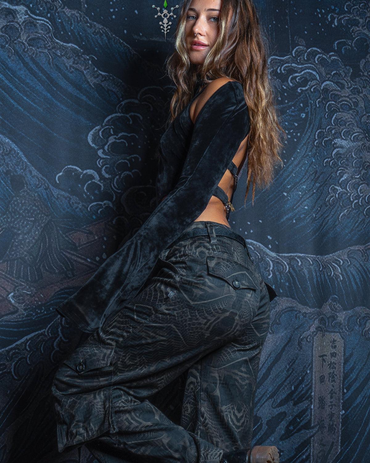 Pants Woman / Baggy - DIRTY SANDOKAN Bricks - Yacxilan Artwear