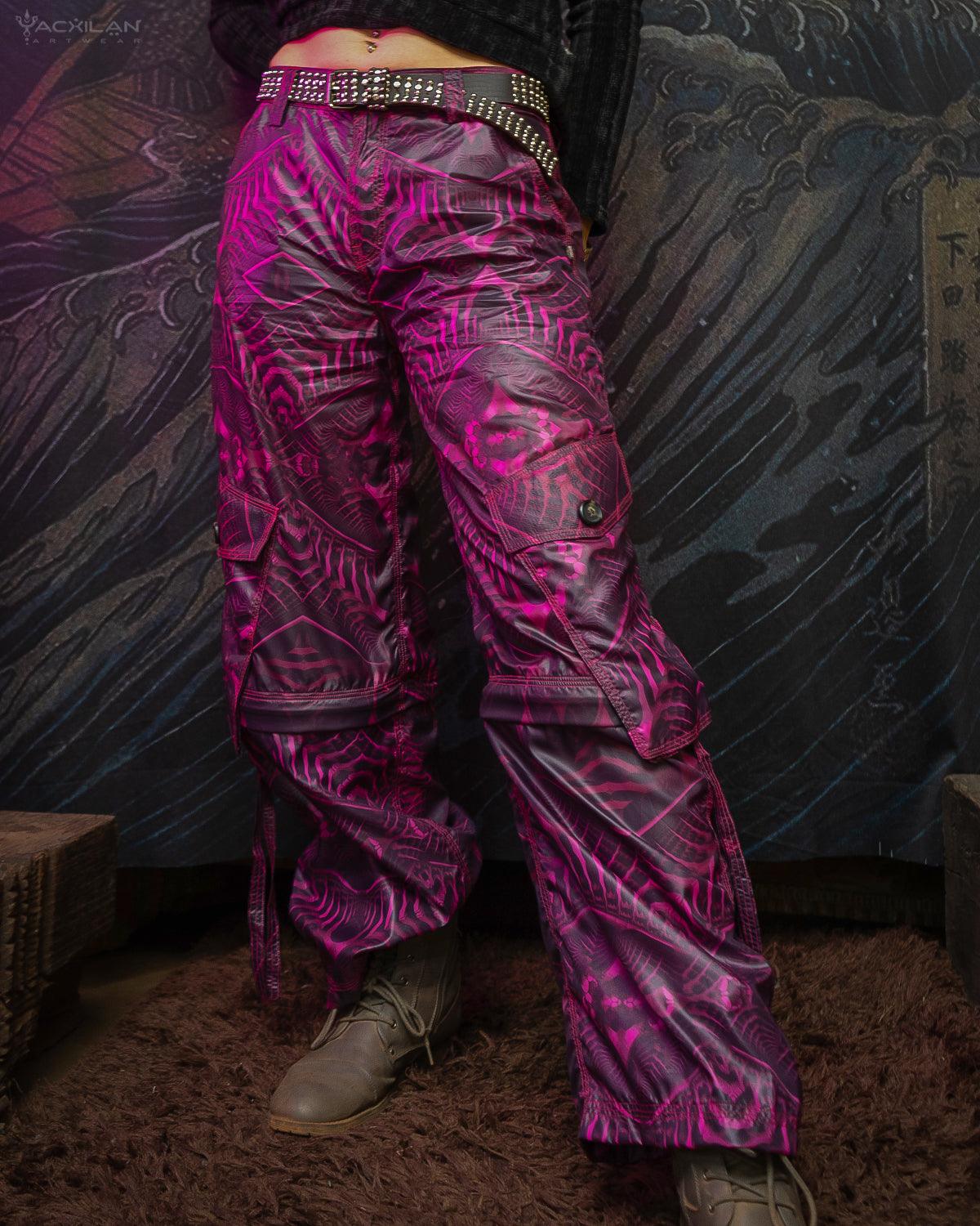 Pants Woman / Sky Alien - SANDOKAN Fuchia - Yacxilan Artwear