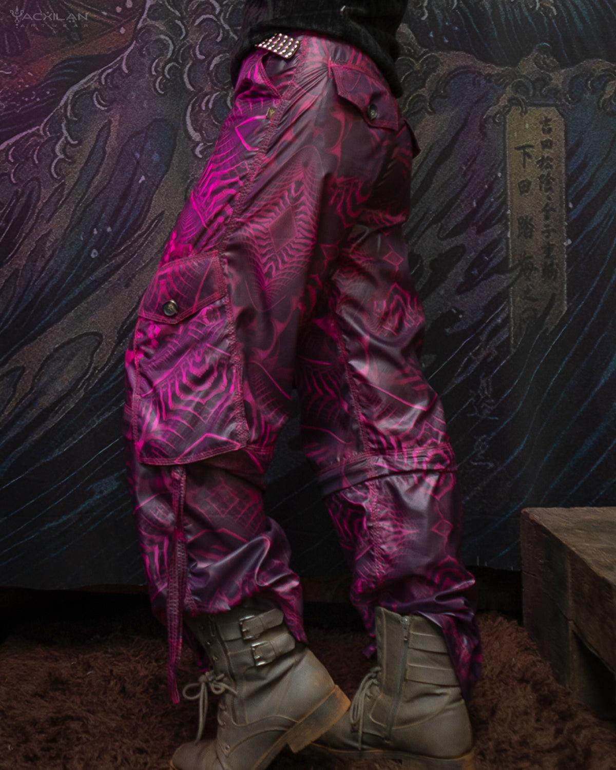 Pants Woman / Sky Alien - SANDOKAN Fuchia - Yacxilan Artwear