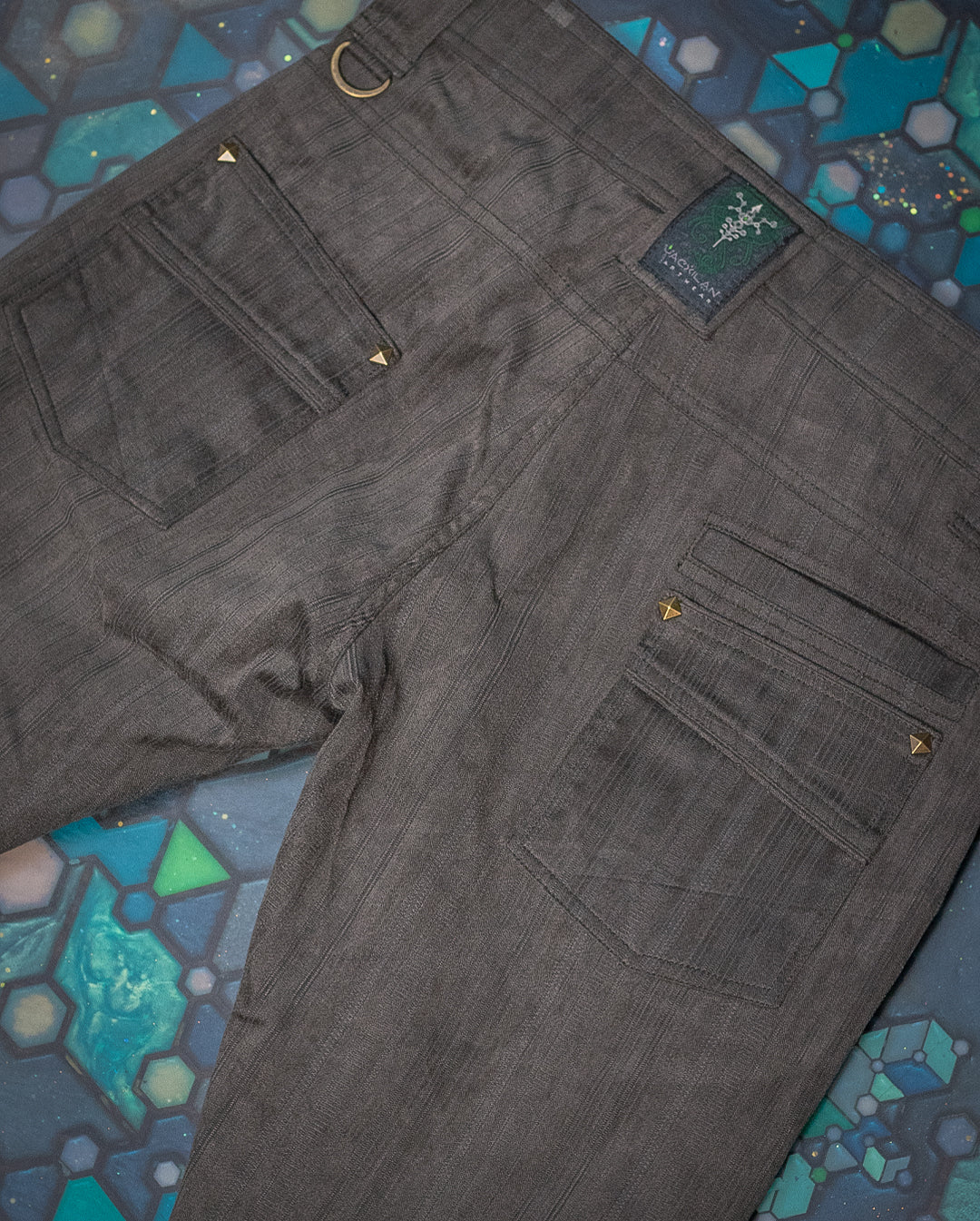 Pants Men / Plain Kodroi - Grey Strippes KODROÏ Retro Future