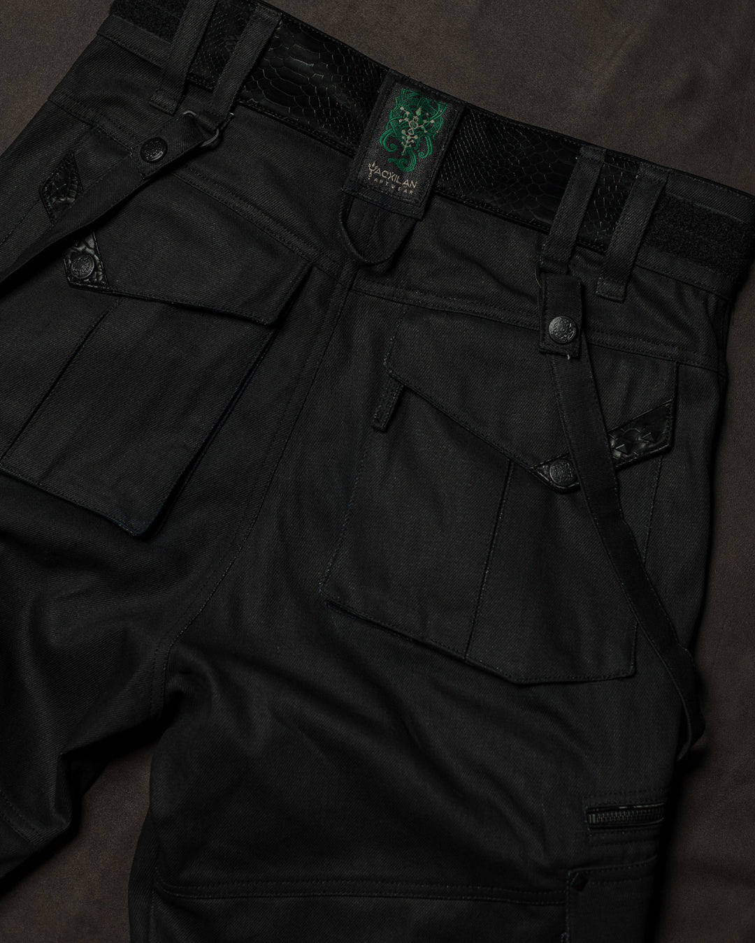Pants Apocalipse / Waxed Denim - BLAK
