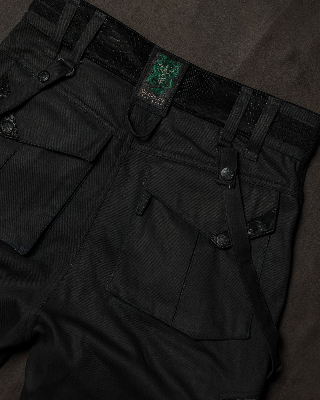 Pants Apocalipse / Waxed Denim - BLAK
