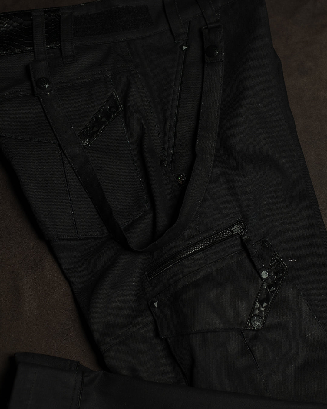Pants Apocalipse / Waxed Denim - BLAK
