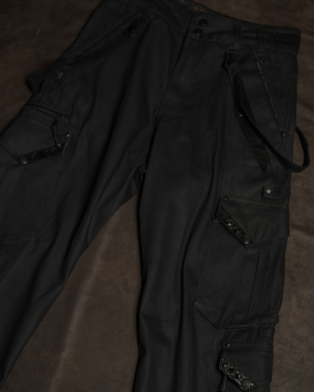 Pants Apocalipse / Waxed Denim - BLAK
