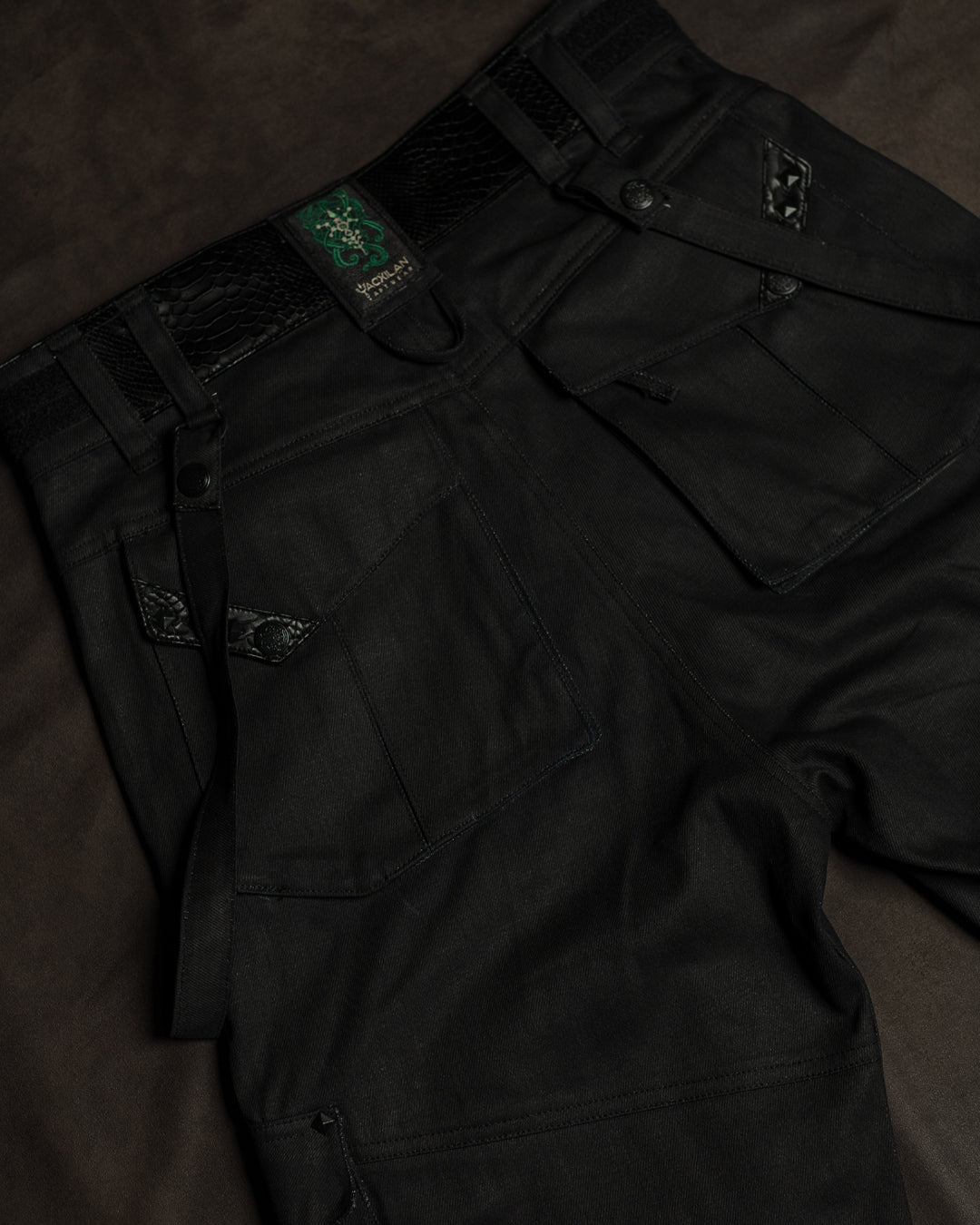 Pants Apocalipse / Waxed Denim - BLAK