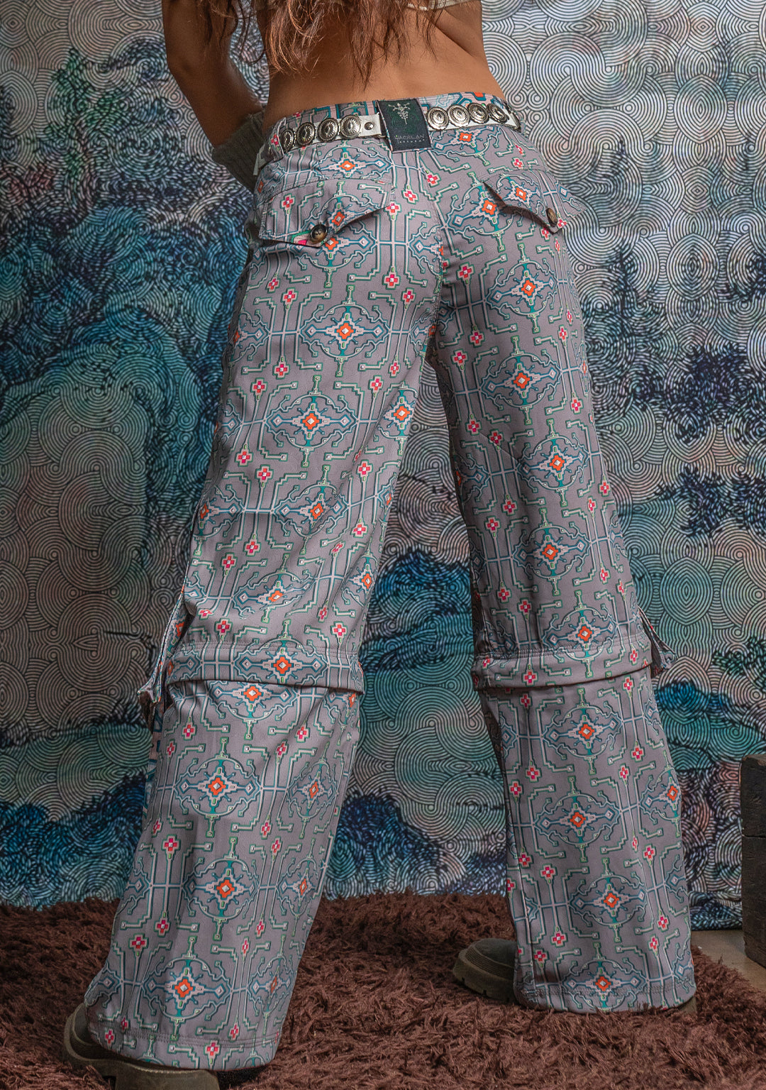Long Pants Baggy Pockets / Sky Velvet - HUIRRARIKA