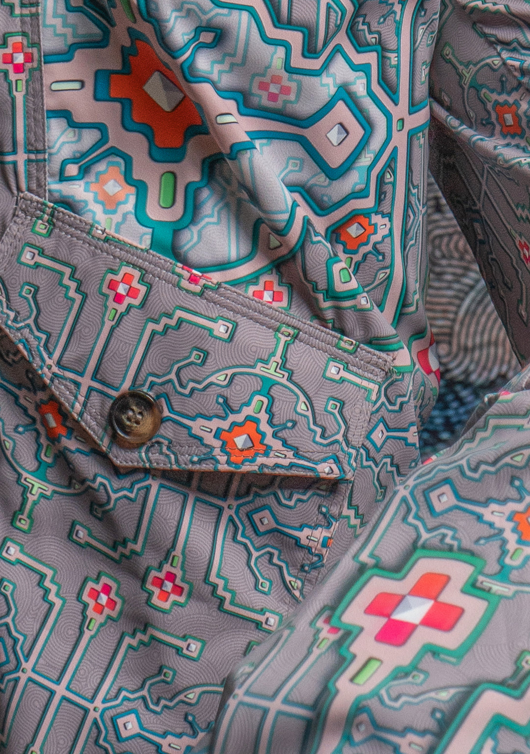 Long Pants Baggy Pockets Woman / Sky Velvet - HUIRRARIKA