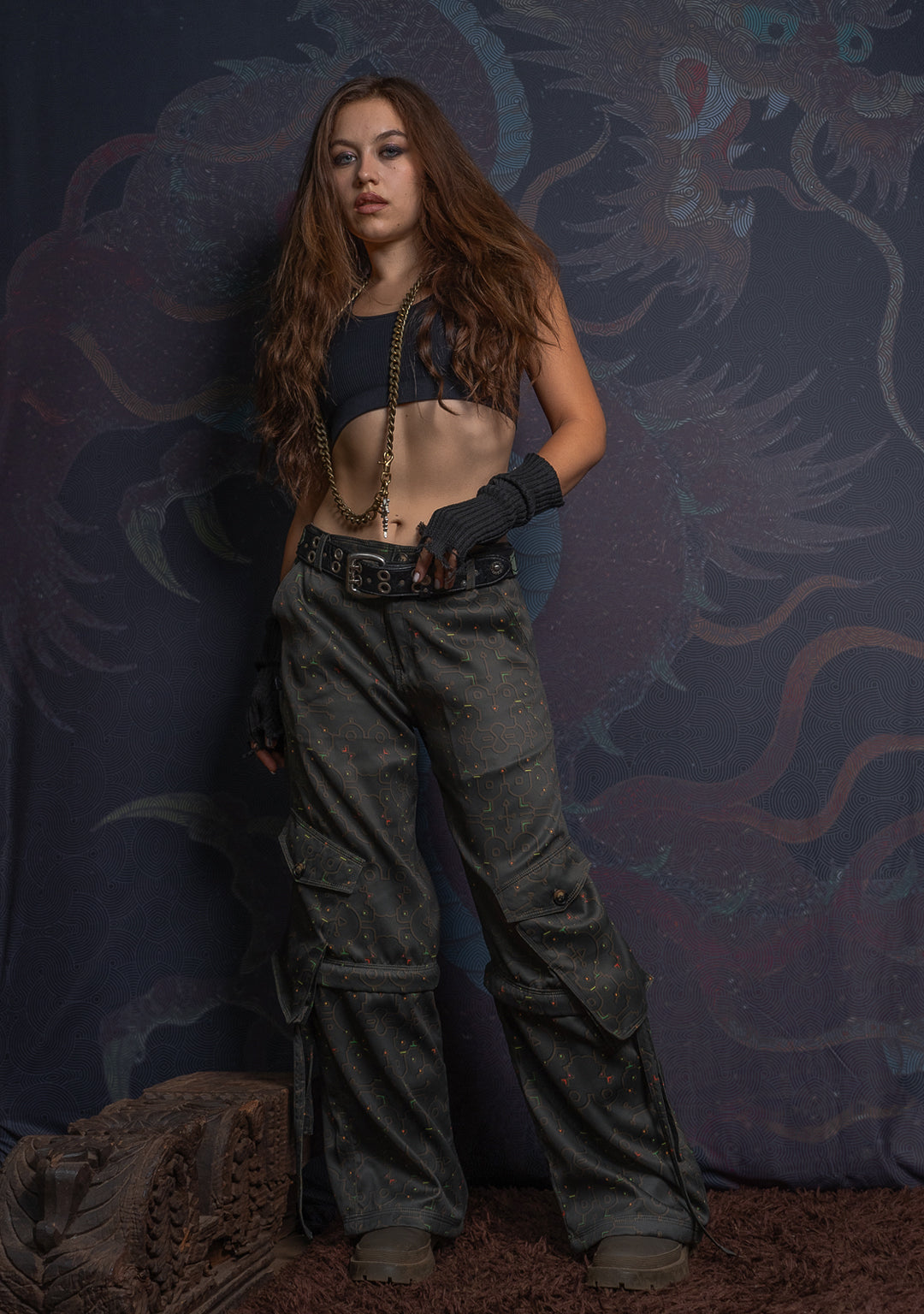 Pants Woman / Baggy Pockets Special Edition - REBIRTH OF IKARO Forest