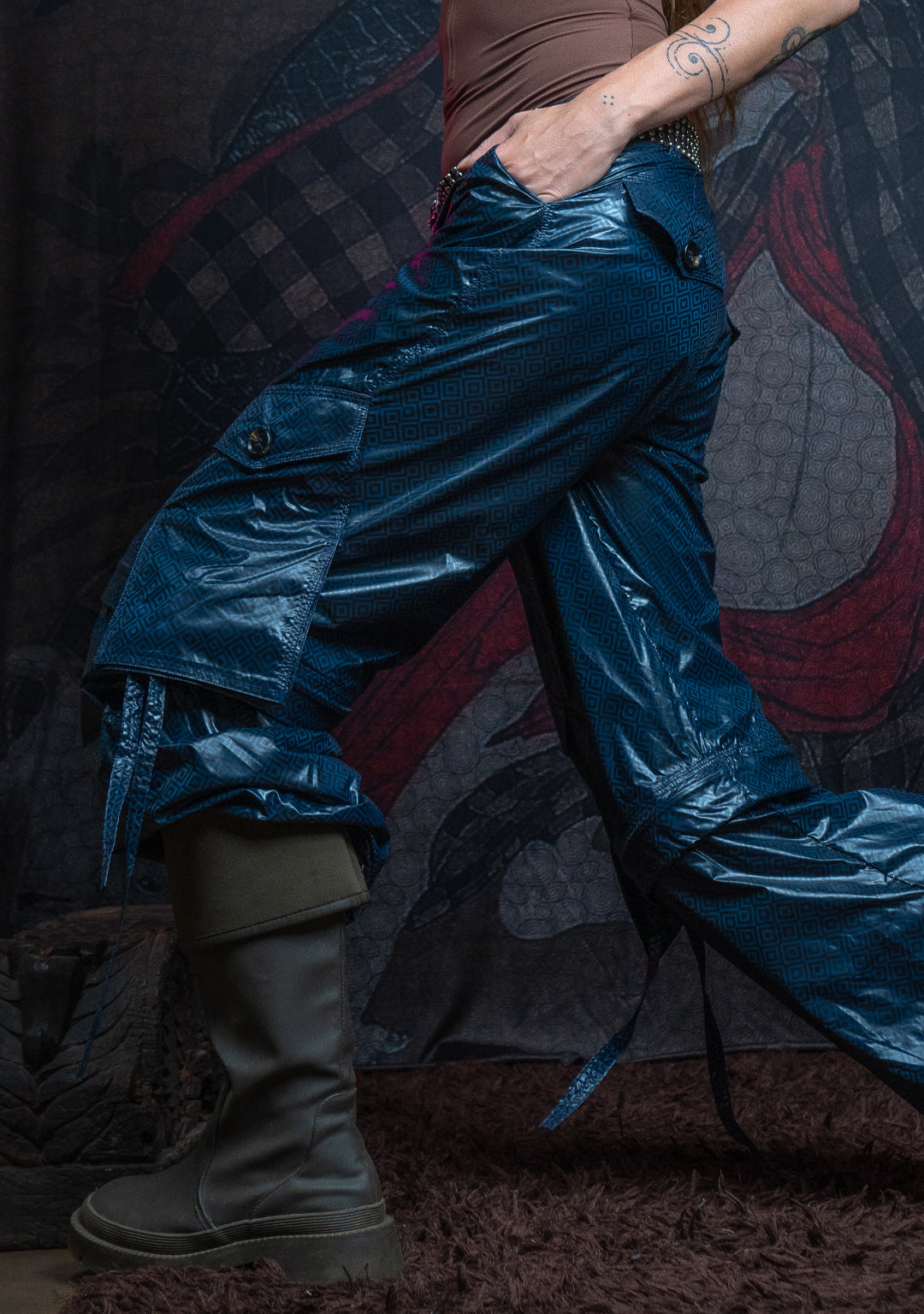 Long Pants Baggy Pockets / Tofetta - CAMALEON Ultramarine