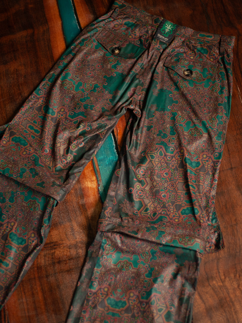 Pants Woman / Baggy Pockets Sky - ATLANTHEON Olive