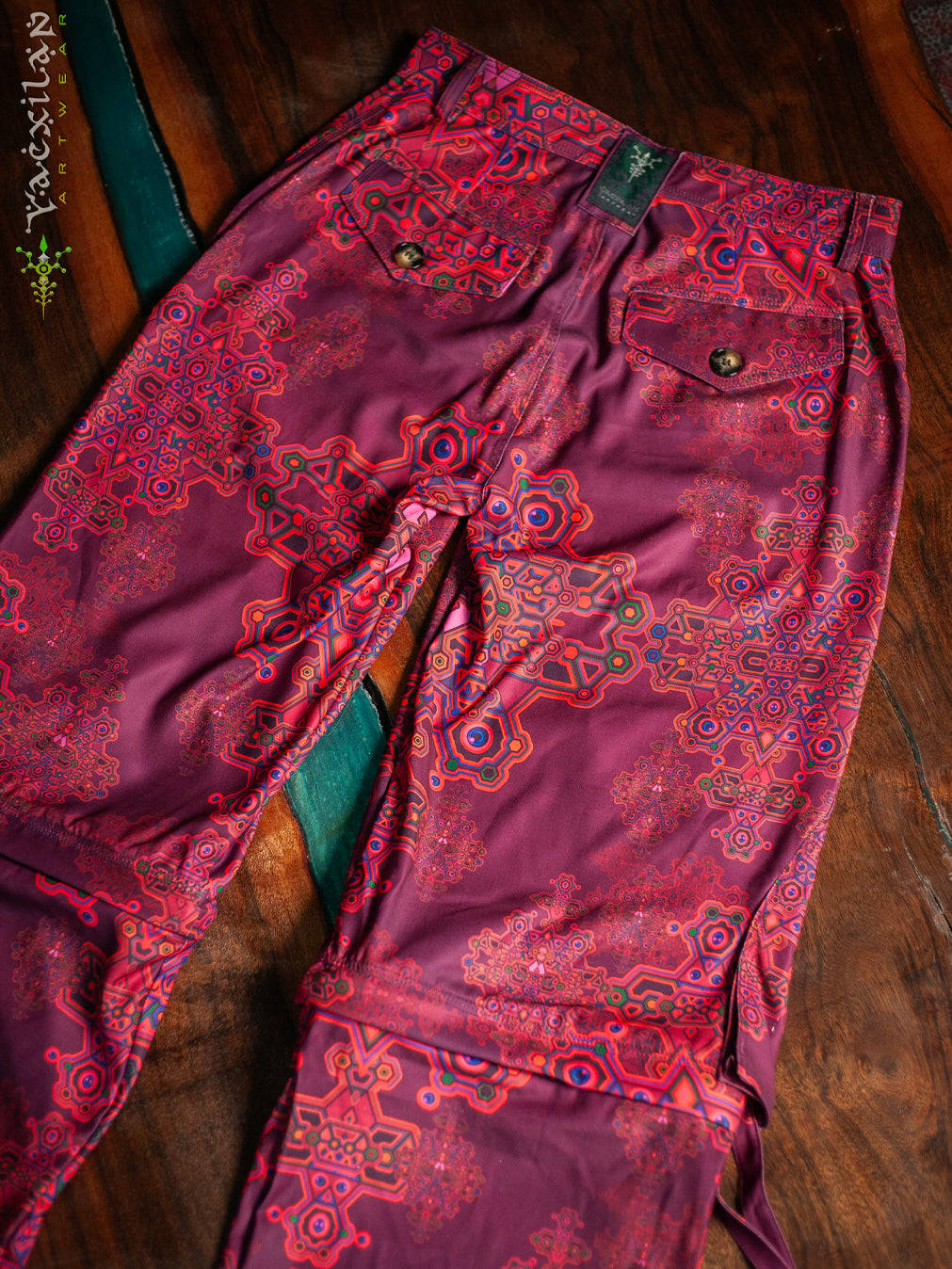 Pants Woman / Baggy Pockets Sky Velvet - PINK DEMETRIO