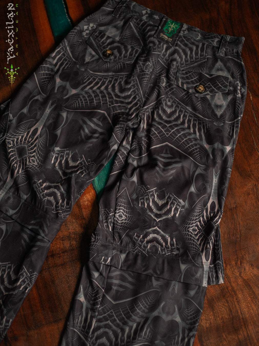 Pants Woman / Baggy Pockets Velvet Sky - SANDOKAN