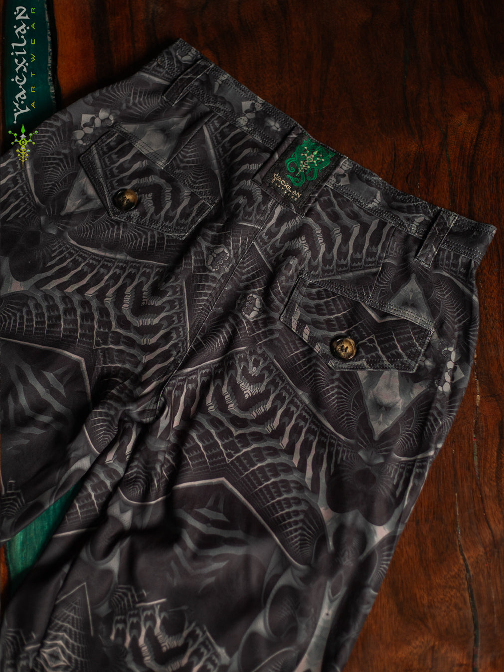 Pants Woman / Baggy Pockets Velvet Sky - SANDOKAN