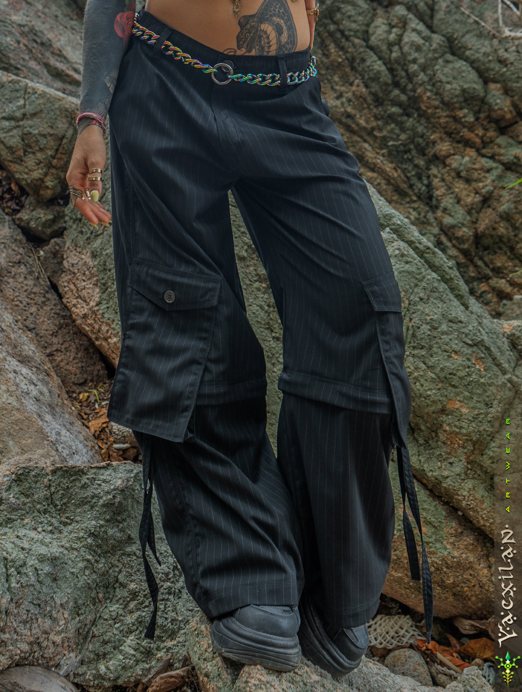 Pants / Baggy Pockets TR Stretchy - Black PIMP