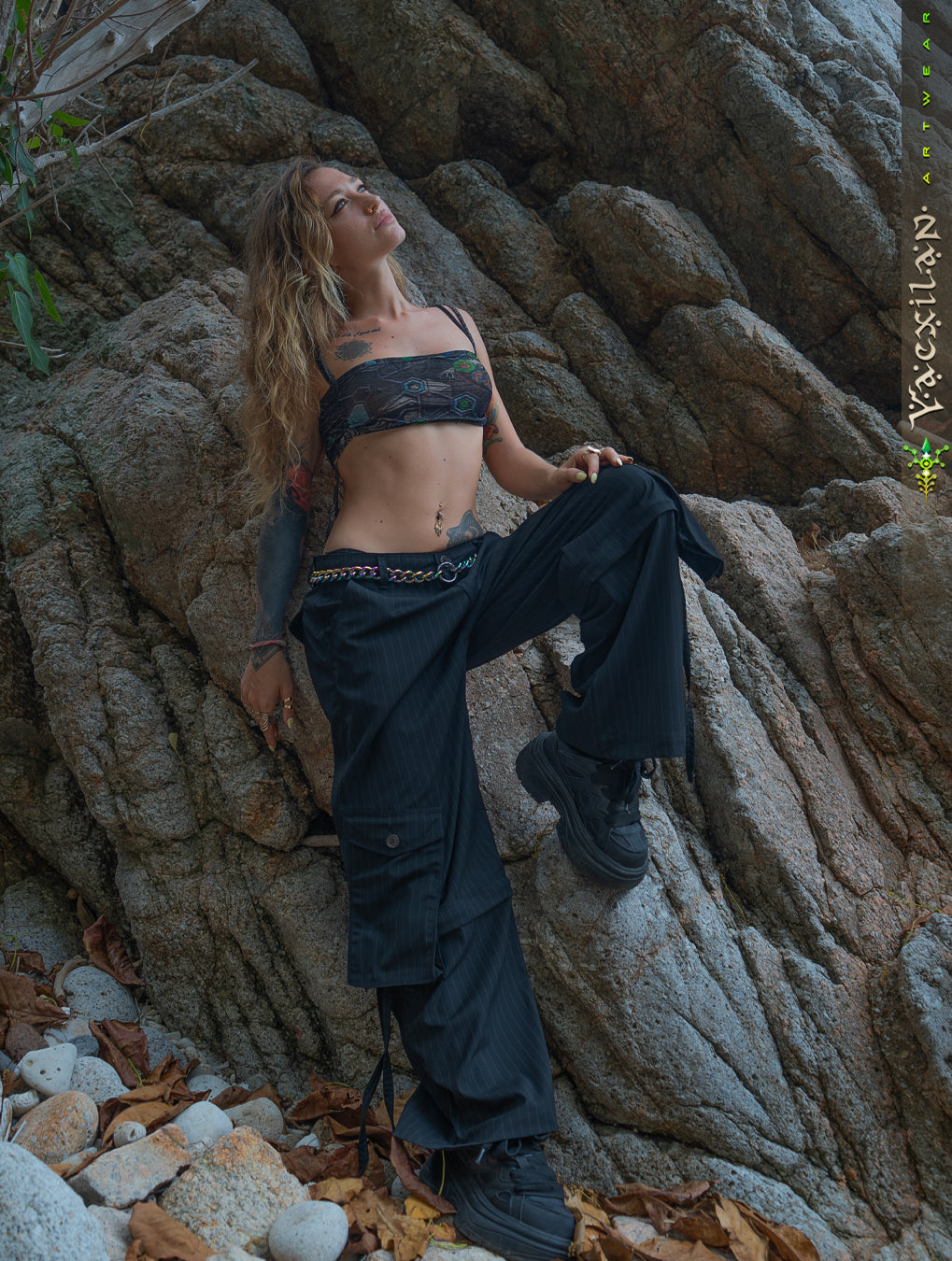 Pants / Baggy Pockets TR Stretchy - Black PIMP