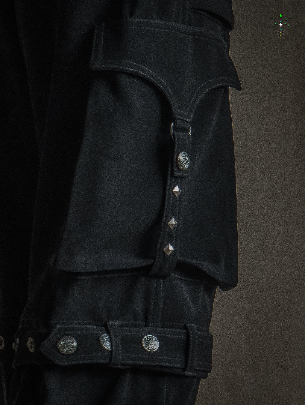 Pants Men Baggy Pockets / Indonesian Super black - DRAGONS