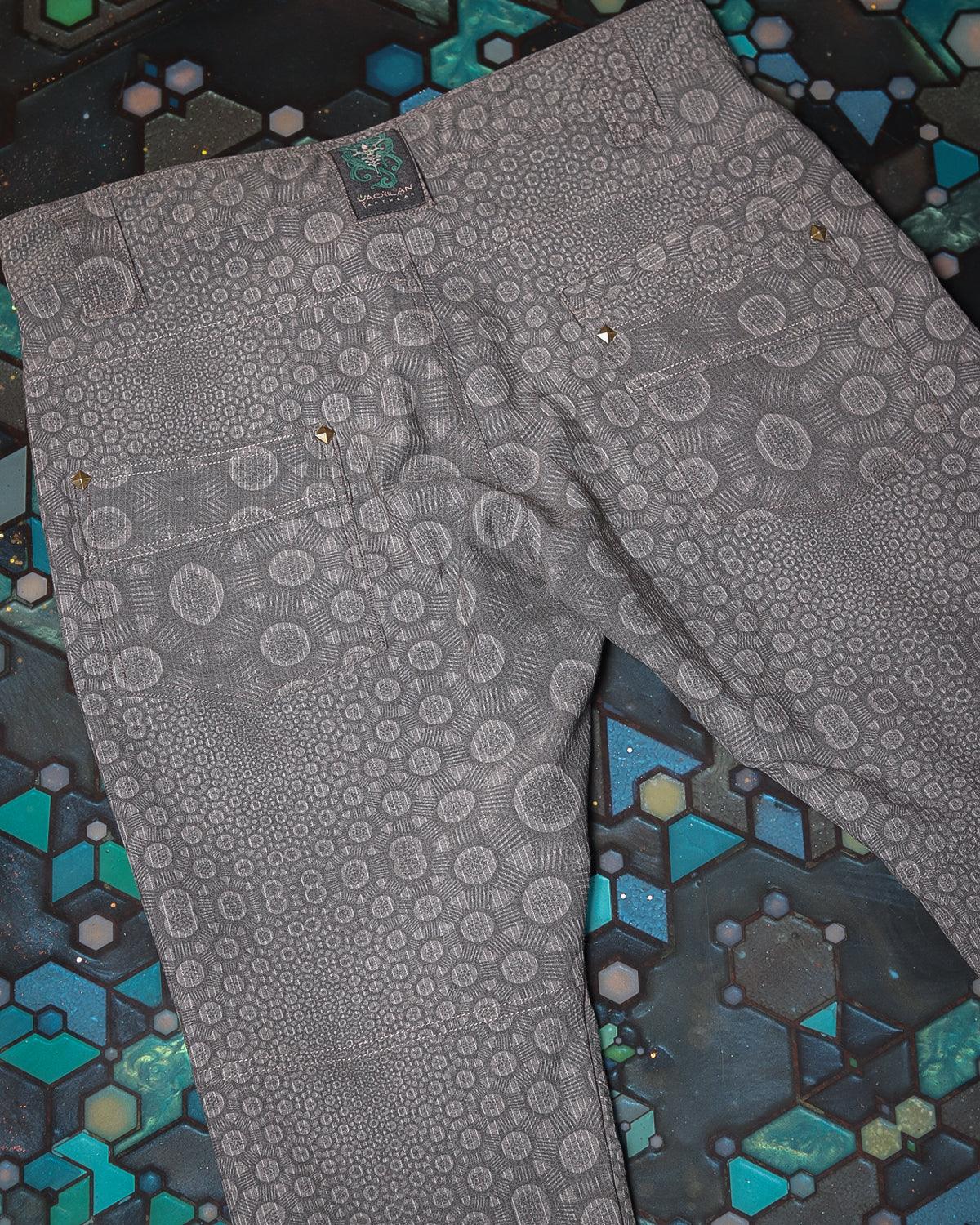 Pants Men / TR - Light Grey NEBULA - Yacxilan Artwear