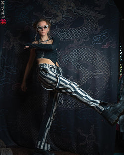 Pants Woman / Though Linen - CIRKUS FREAK - Yacxilan Artwear