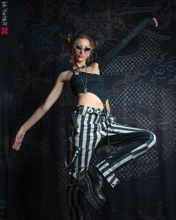 Pants Woman / Though Linen - CIRKUS FREAK - Yacxilan Artwear