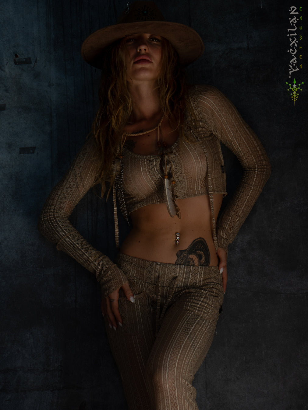 Woman Combo Boho Longsleeve Top / Embroidery Lace - BOHOEARTH