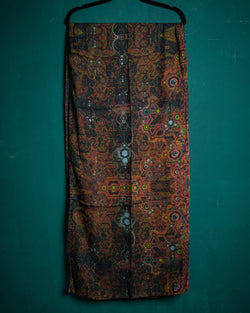 Scarf / Pareo Bamboo - SERPENTS N LADDERS - Yacxilan Artwear