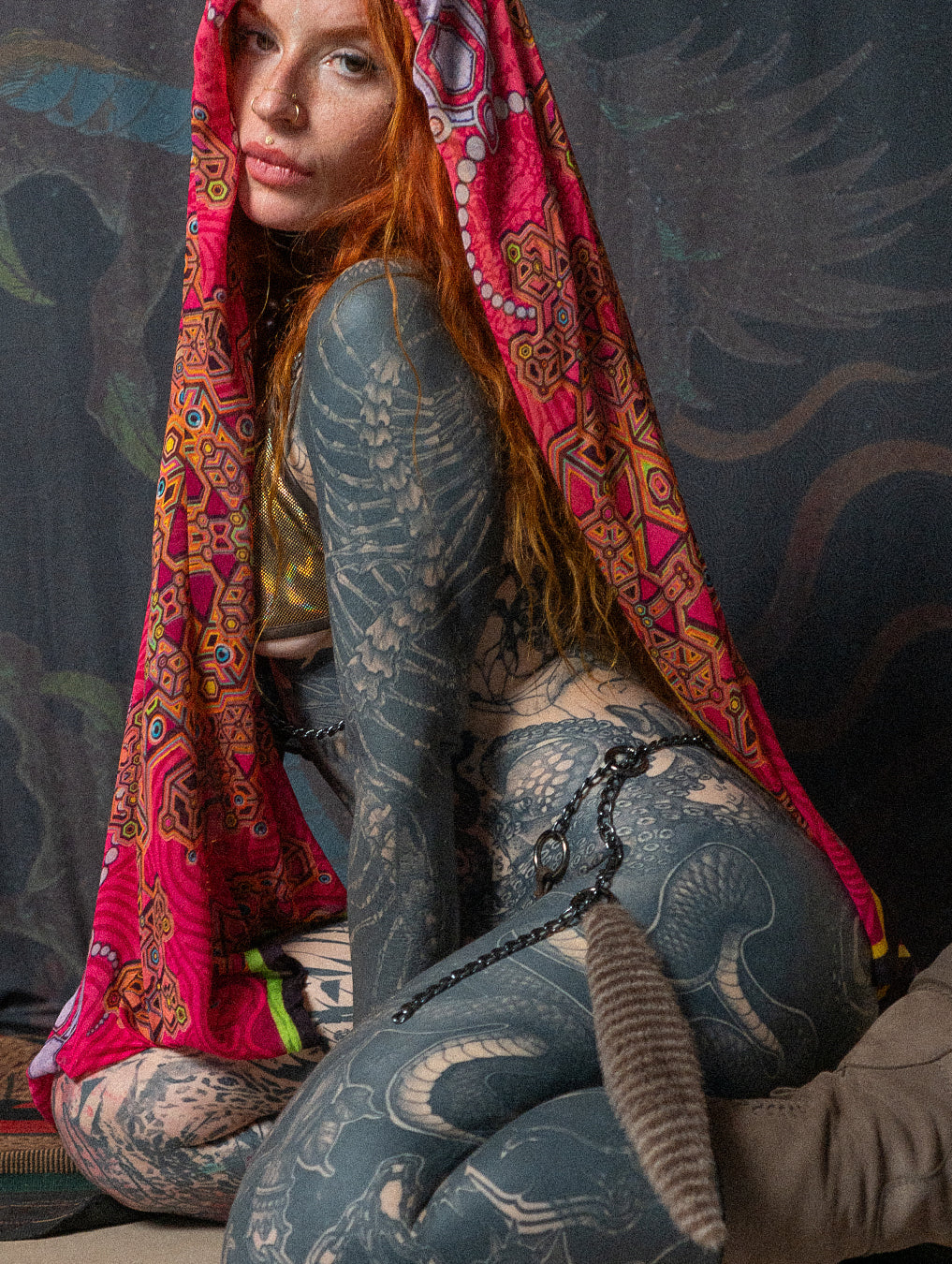 Scarf / Pareo Bamboo - ATLANTIS LAVA