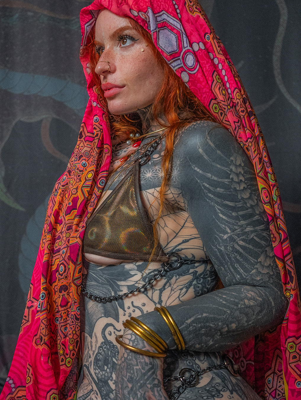 Scarf / Pareo Bamboo - ATLANTIS LAVA