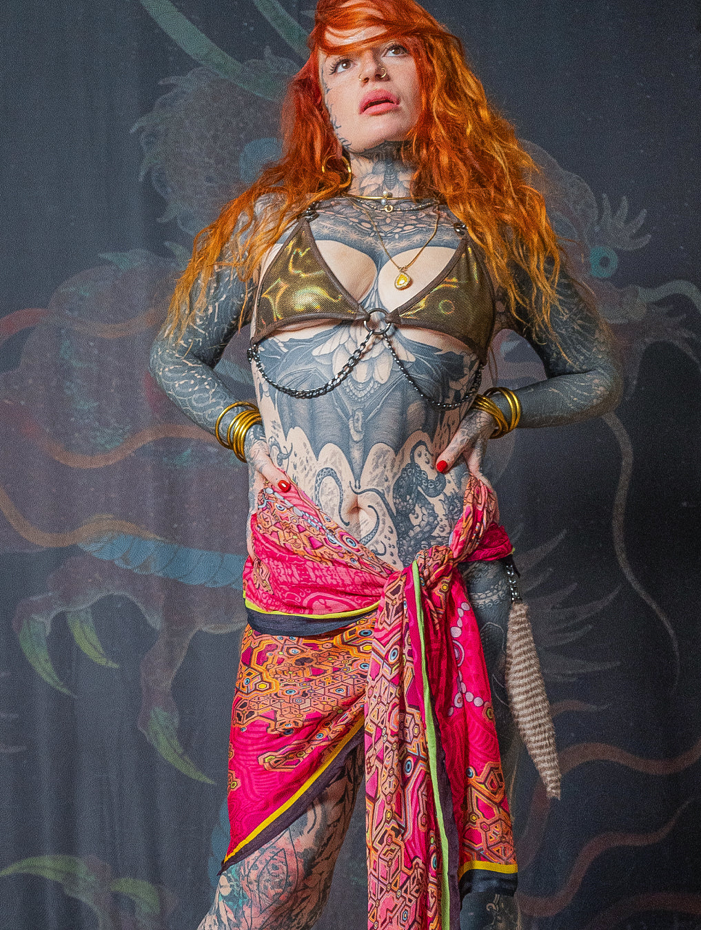 Scarf / Pareo Bamboo - ATLANTIS LAVA