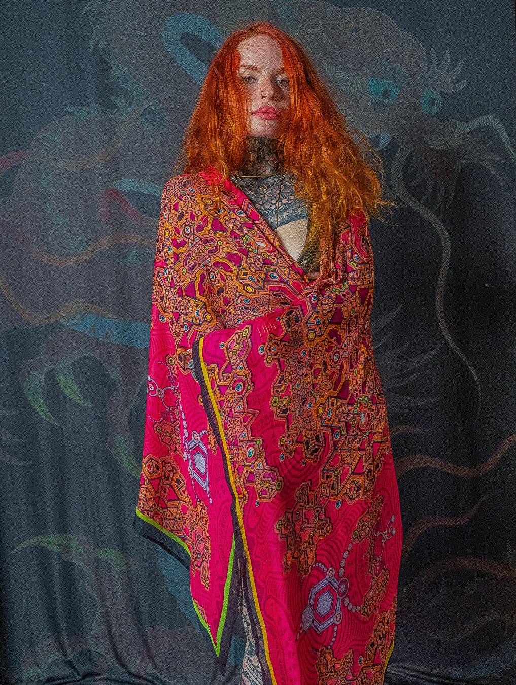 Scarf / Pareo Bamboo - ATLANTIS LAVA