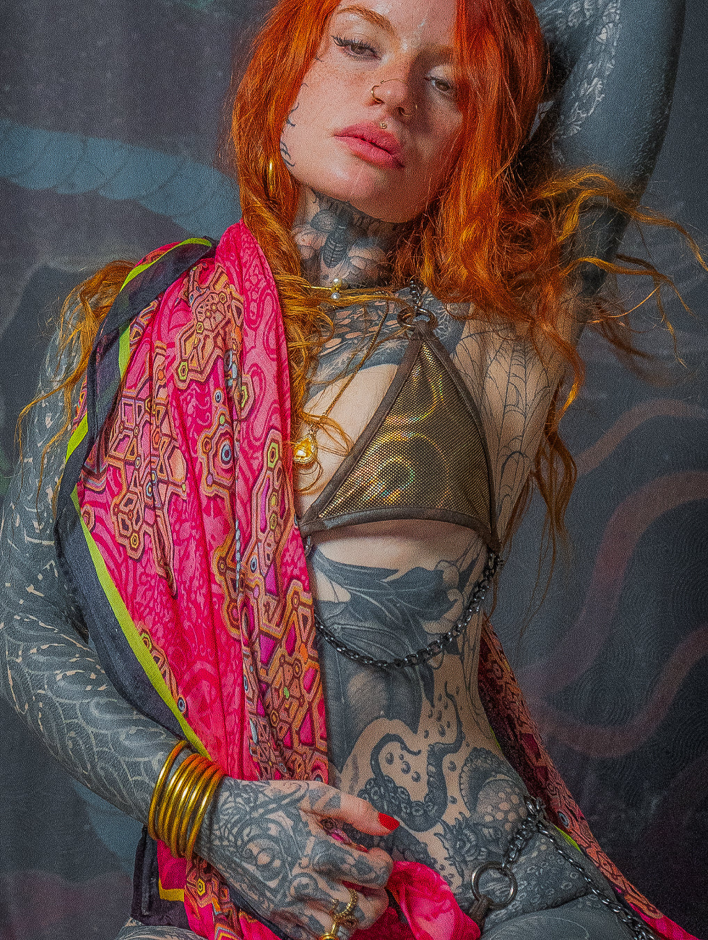 Scarf / Pareo Bamboo - ATLANTIS LAVA