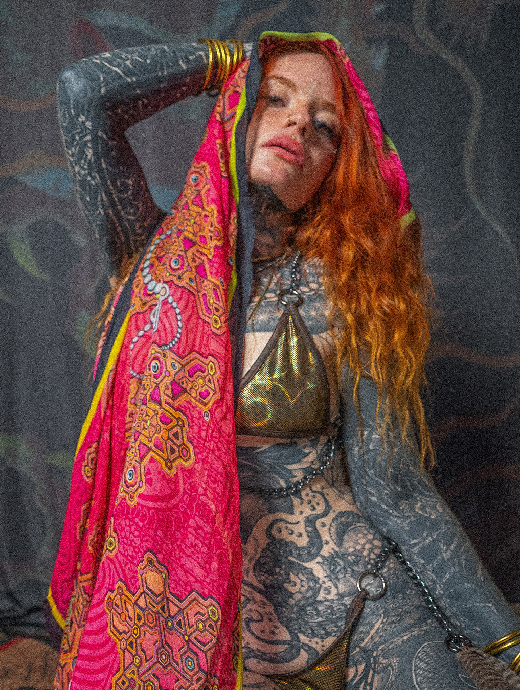 Scarf / Pareo Bamboo - ATLANTIS LAVA