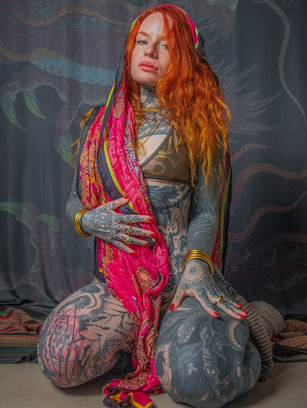 Scarf / Pareo Bamboo - ATLANTIS LAVA