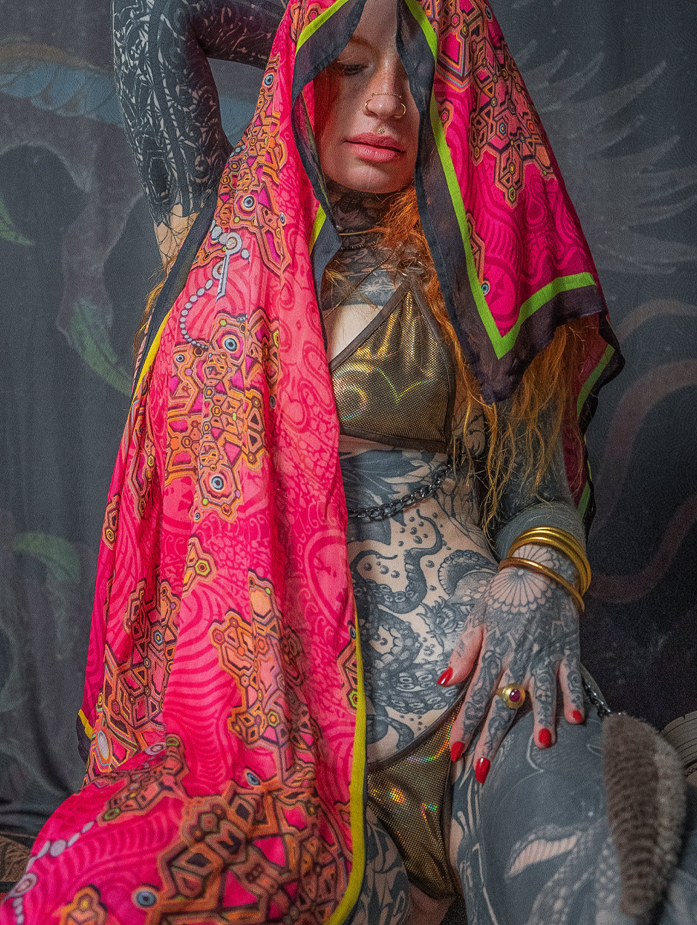 Scarf / Pareo Bamboo - ATLANTIS LAVA