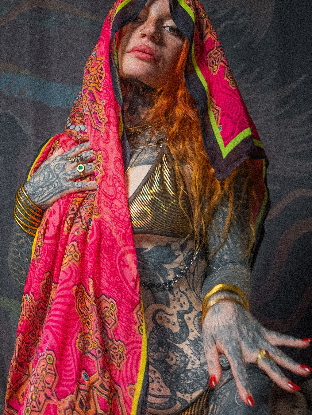 Scarf / Pareo Bamboo - ATLANTIS LAVA