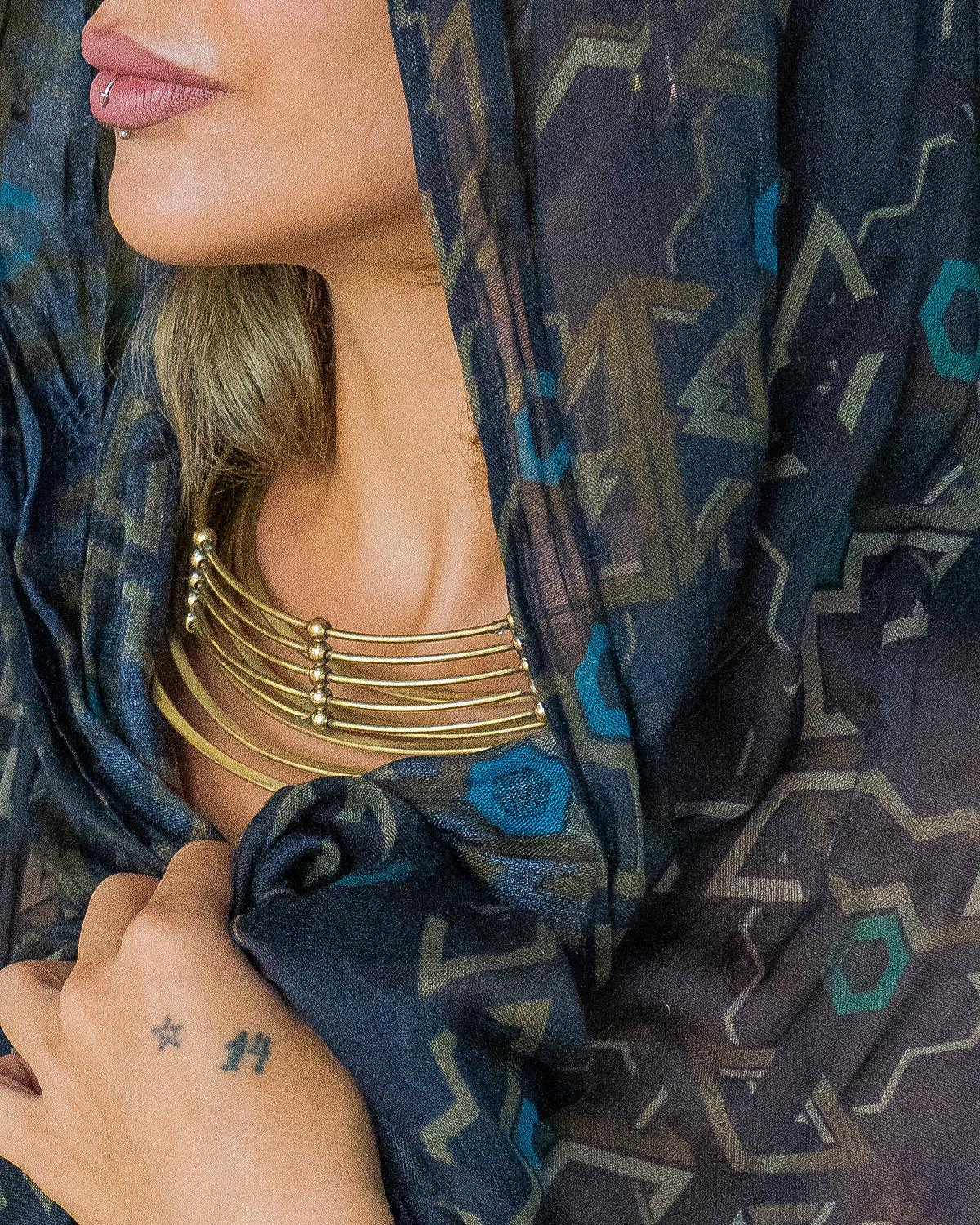 Scarf / Pareo Bamboo - CUBIX Yacxilan Artwear