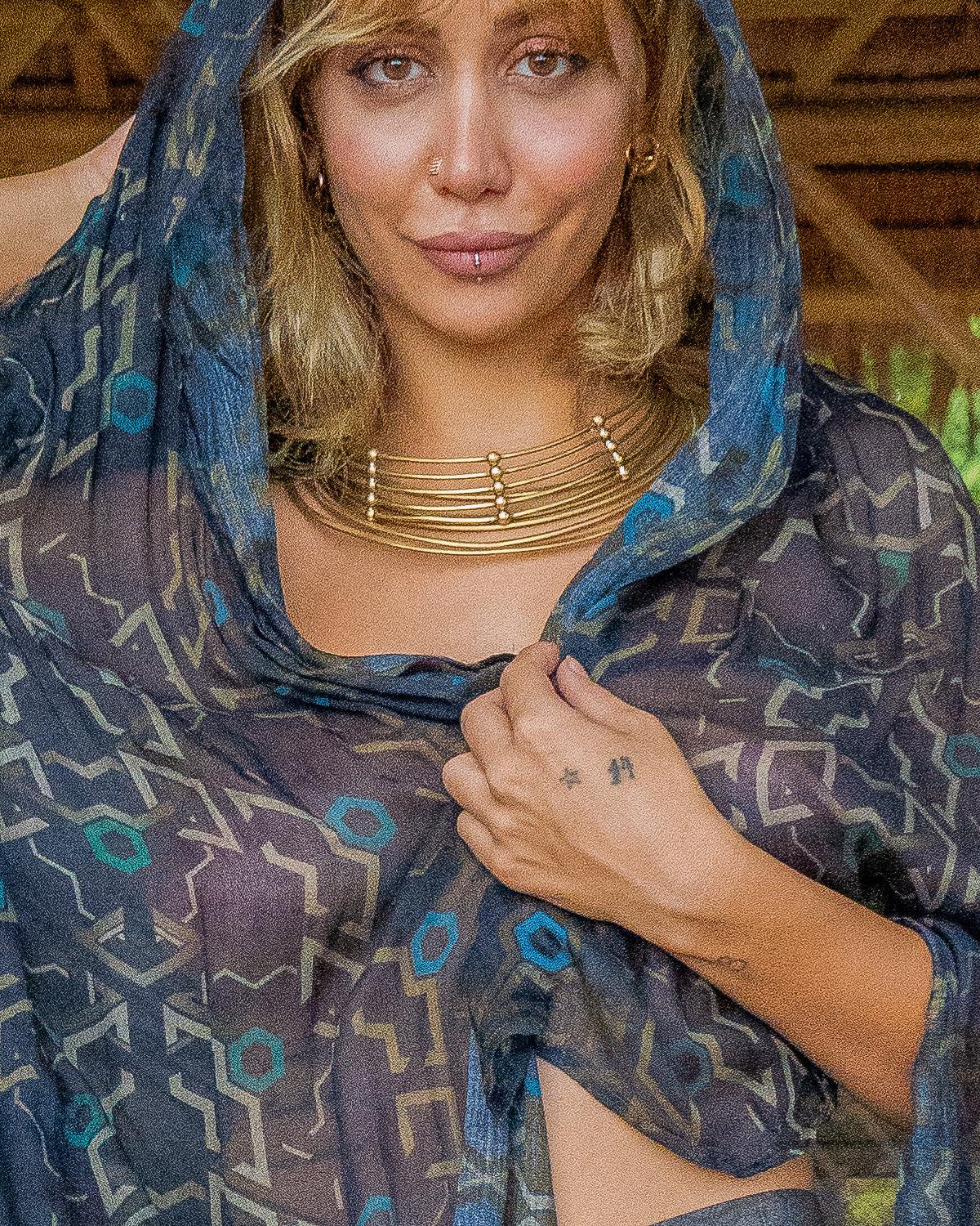 Scarf / Pareo Bamboo - CUBIX Yacxilan Artwear