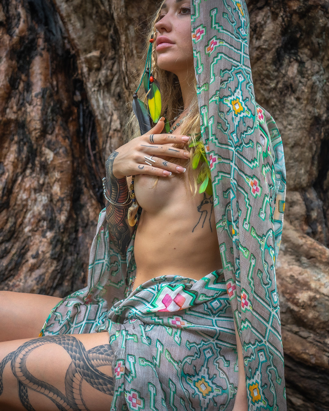 Scarf / Pareo Bamboo - HUIRRARIKA