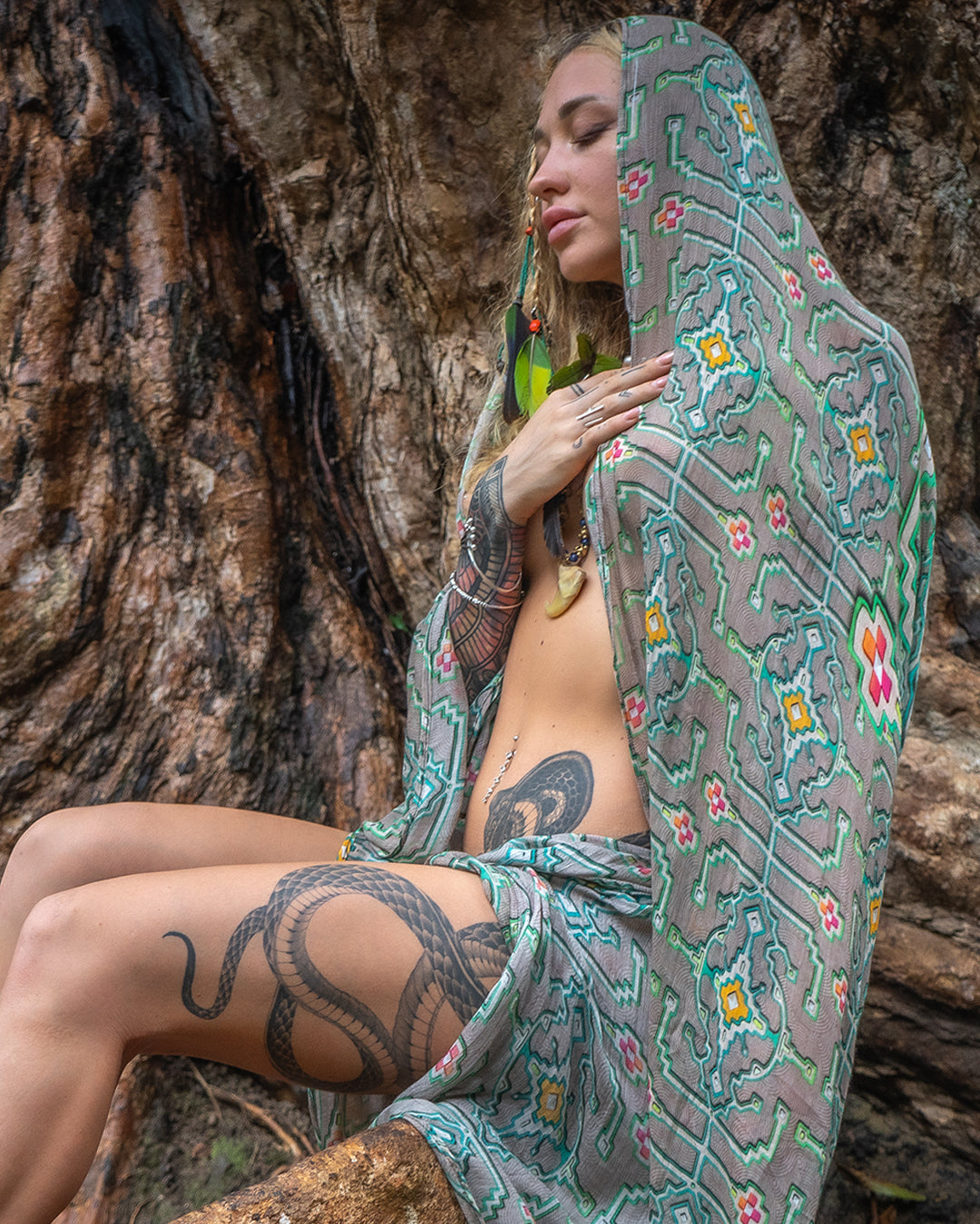 Scarf / Pareo Bamboo - HUIRRARIKA