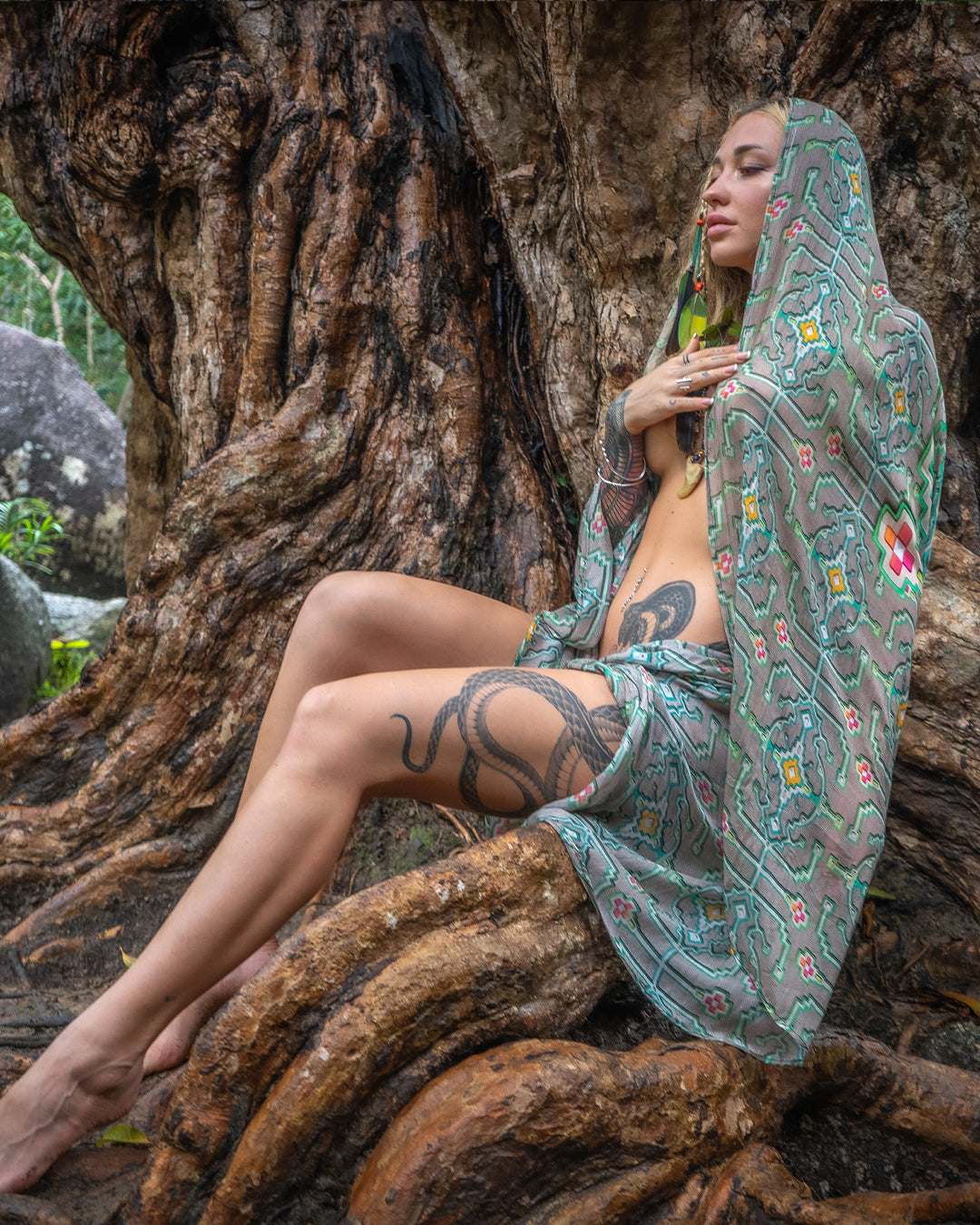 Scarf / Pareo Bamboo - HUIRRARIKA