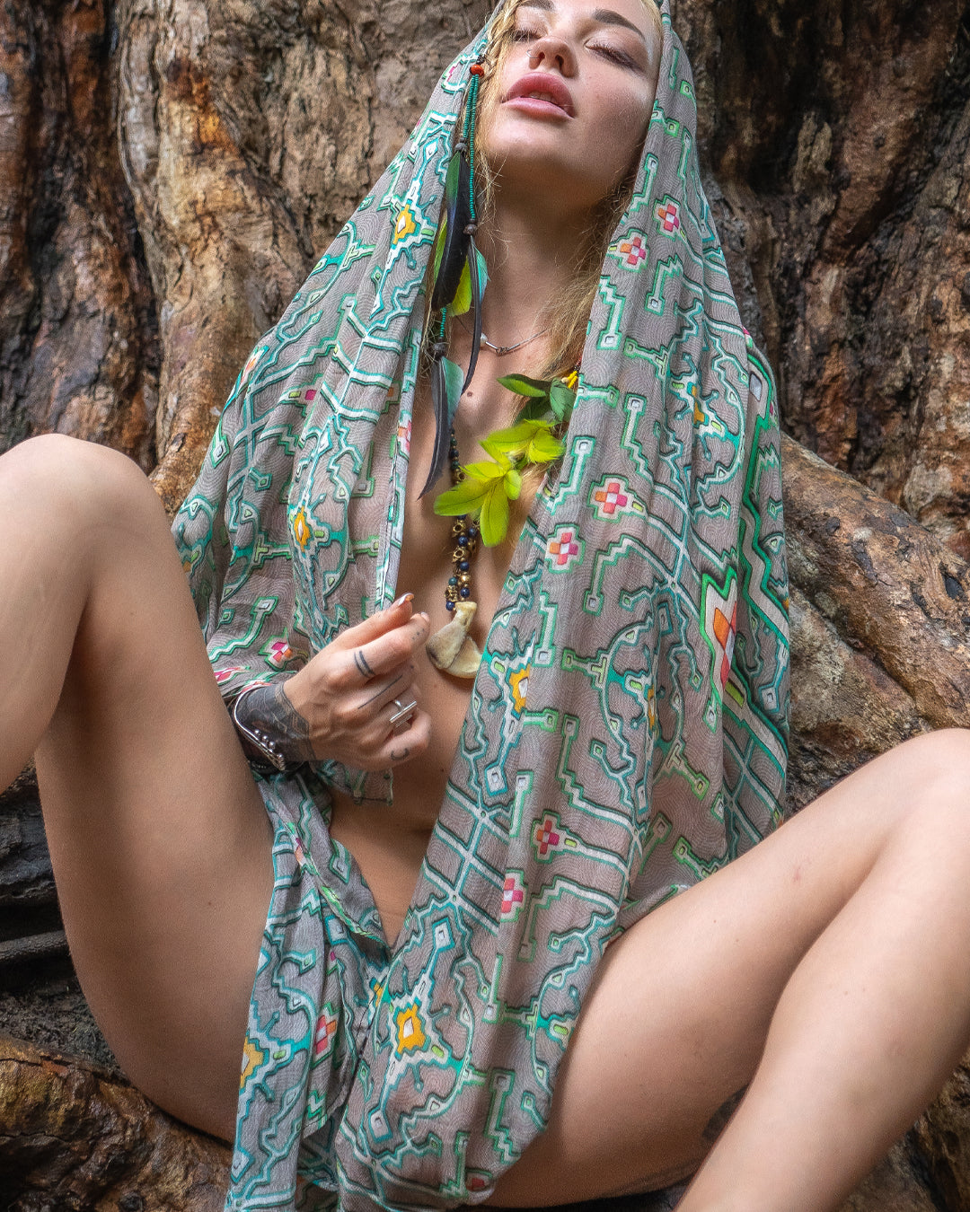 Scarf / Pareo Bamboo - HUIRRARIKA