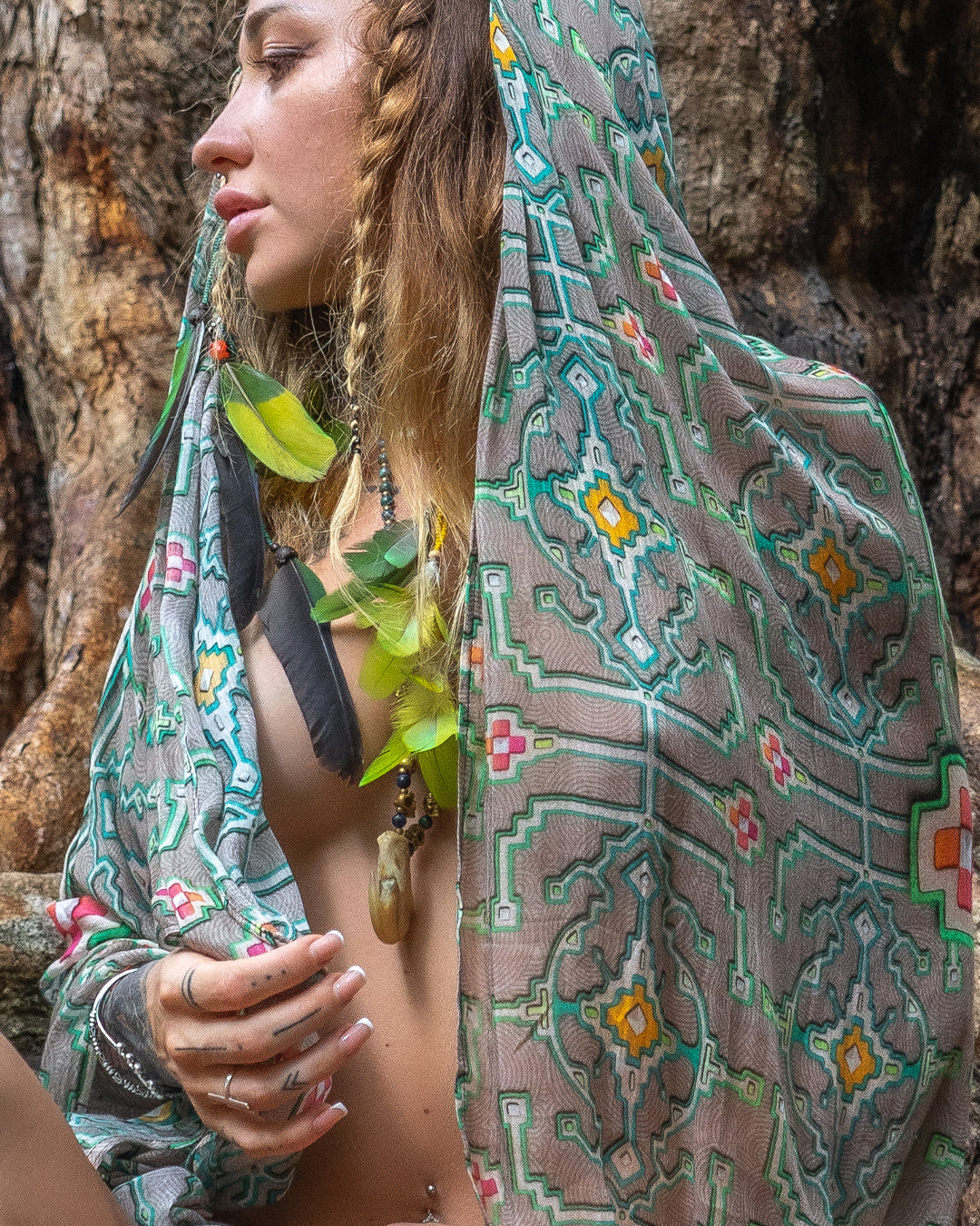 Scarf / Pareo Bamboo - HUIRRARIKA