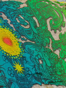 Scarf / Pareo Bamboo - JADEMAYANS SUNSET Double