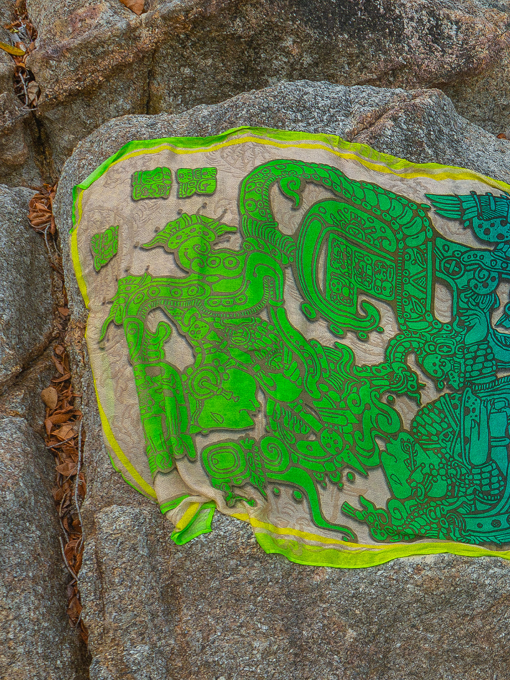 Scarf / Pareo Bamboo - JADEMAYANS SUNSET Double