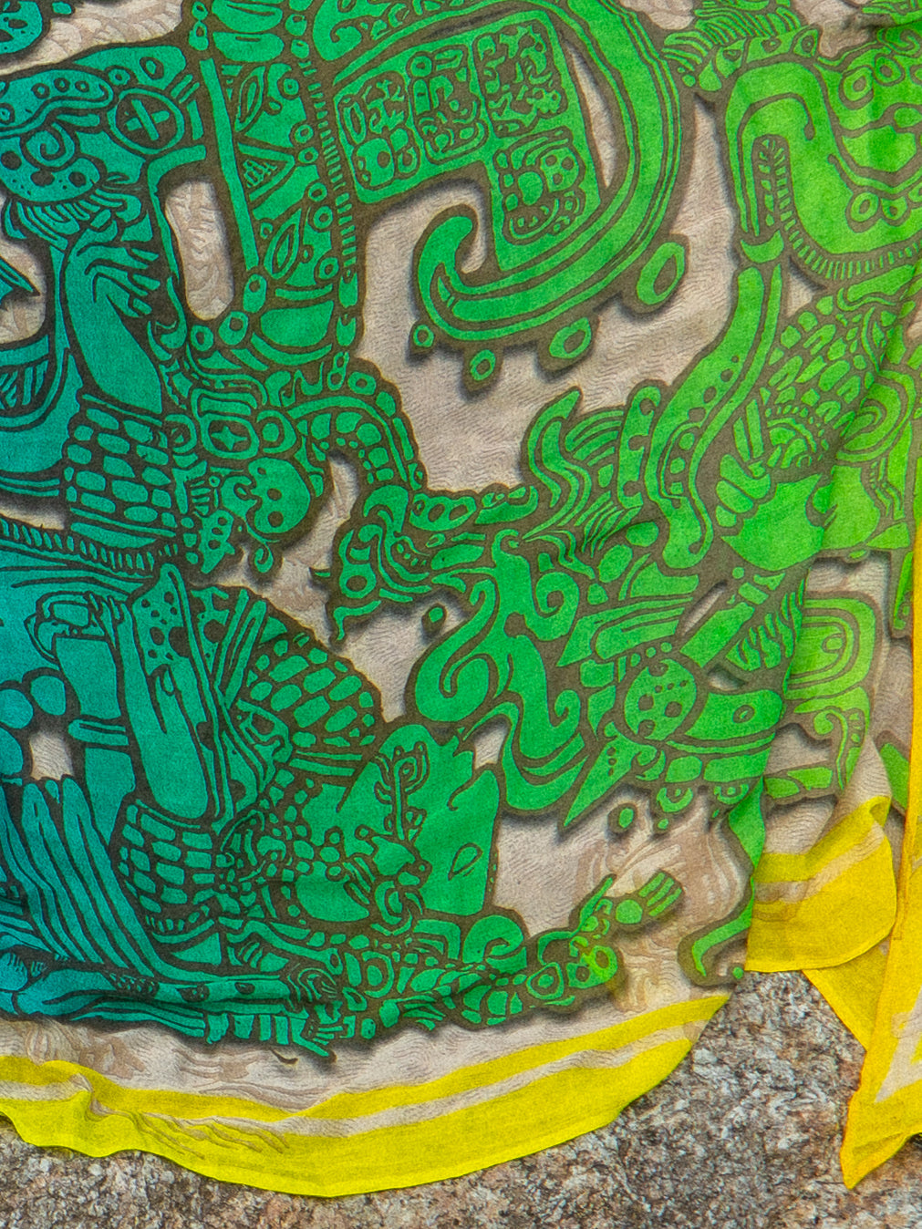 Scarf / Pareo Bamboo - JADEMAYANS SUNSET Double