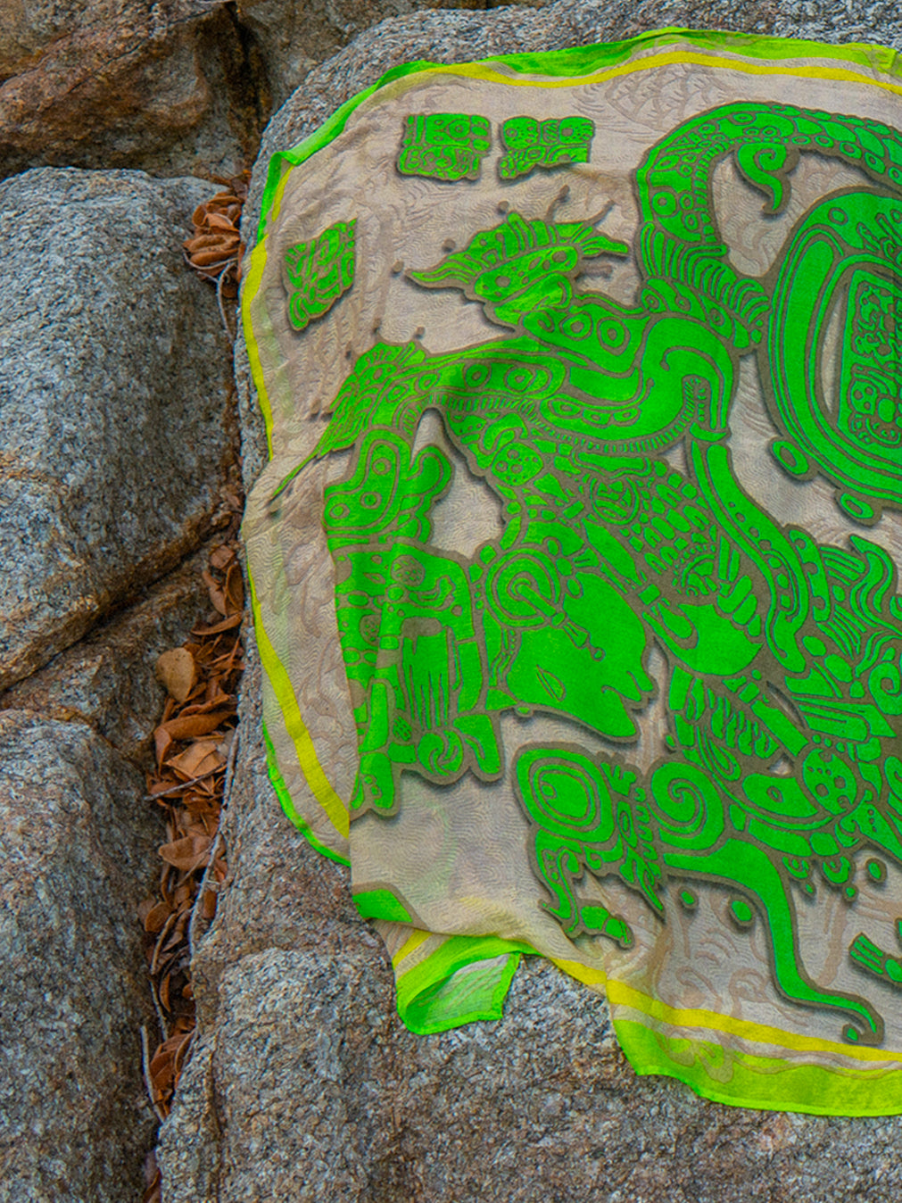 Scarf / Pareo Bamboo - JADEMAYANS SUNSET Double